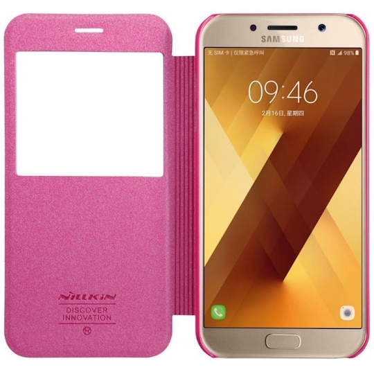 FlipCover Nillkin Sparkle Samsung Galaxy A3 2017 (SM-A320F)  - pinkki
