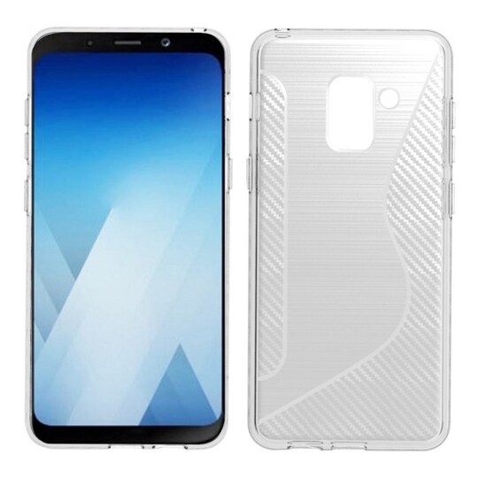 S Line Suojakuori Samsung Galaxy A8 Plus 2018 (SM-A730F)  - läpinäky