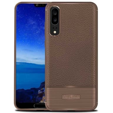 Rugged Armor TPU kuori Huawei P20 (EML-L29) - ruskea