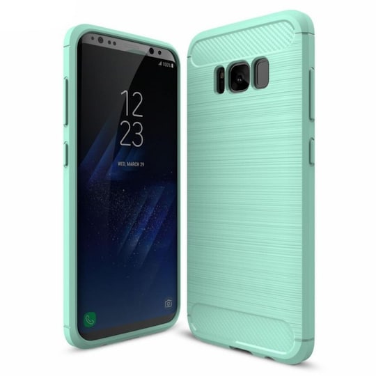 Harjattu TPU kuori Samsung Galaxy S8 Plus (SM-G955F)  - Mint