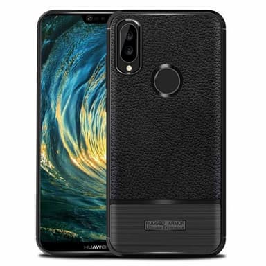 Rugged Armor TPU kuori Huawei P20 Lite (ANE-LX1)  - musta