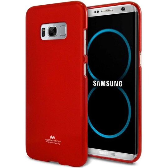 Mercury Jelly kotelo Samsung Galaxy S8 Plus (SM-G955F)  - punainen