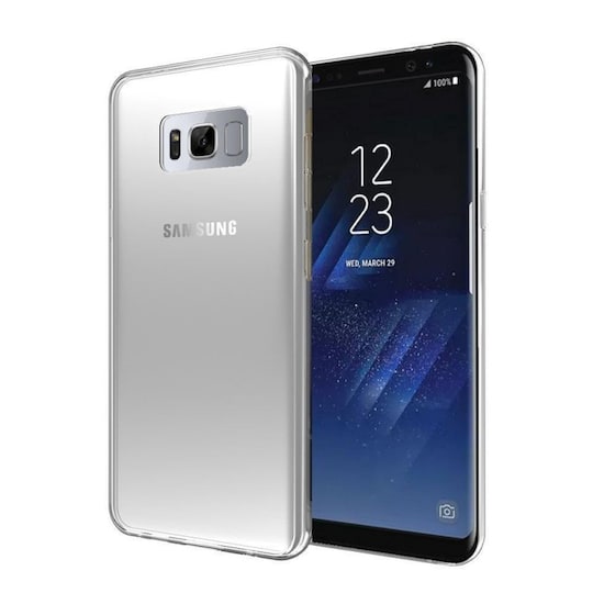 360° suojakuori Samsung Galaxy S8 (SM-G950F)  - läpinäkyvä
