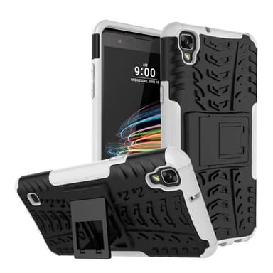 Iskunkestävä Suojakuori LG X Style (K200)  - valkoinen