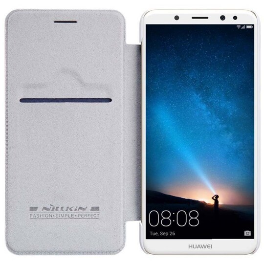 Nillkin Qin FlipCover Huawei Mate 10 Lite (RNE-L21)  - valkoinen