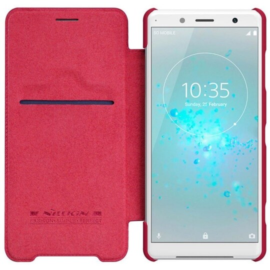 Nillkin Qin FlipCover Sony Xperia XZ2 Compact (H8324)  - punainen