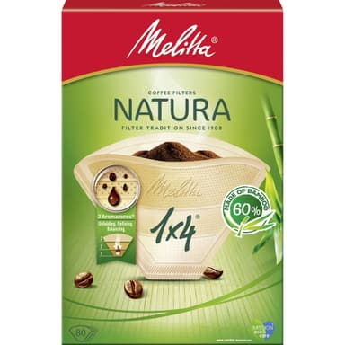 Melitta Natura suodatinpussit 1x4 98578