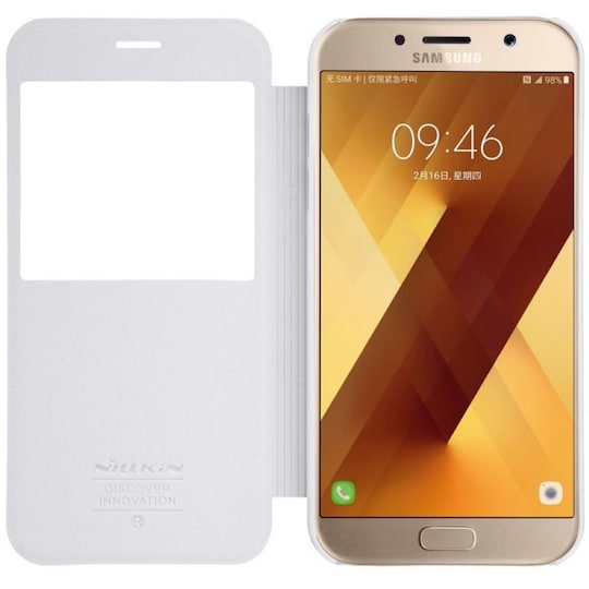 FlipCover Nillkin Sparkle Samsung Galaxy A3 2017 (SM-A320F)  - valkoin