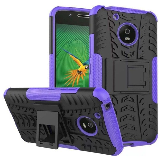 Iskunkestävä Suojakuori Motorola Moto G5 (XT1670)  - violetti