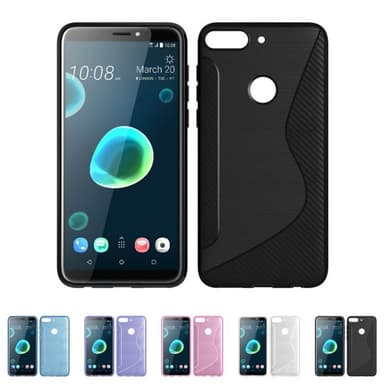 S Line Suojakuori HTC Desire 12 Plus  - harmaa