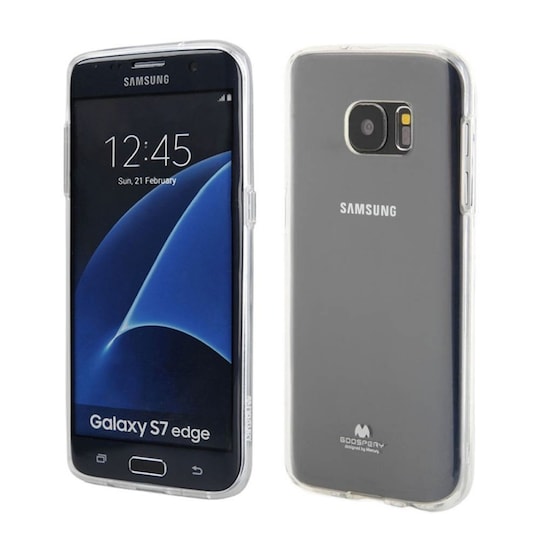 Mercury Jelly kotelo Samsung Galaxy S7 Edge (SM-G935F)  - läpinäkyv�