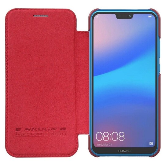 Nillkin Qin FlipCover Huawei P20 Lite (ANE-LX1)  - punainen