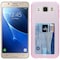 Silikonikuori kortilla Samsung Galaxy J5 2016 (SM-J510F)  - pinkki
