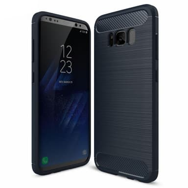 Harjattu TPU kuori Samsung Galaxy S8 (SM-G950F)  - sininen