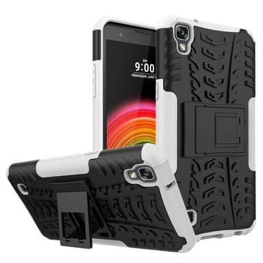 Iskunkestävä Suojakuori LG X Power (K220)  - valkoinen