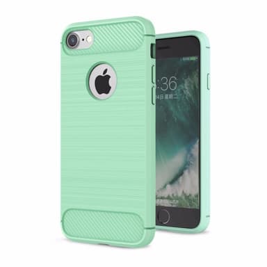 Harjattu TPU kuori Apple iPhone 7/8  - Mint