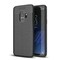Nahkakuvioitu TPU kuori Samsung Galaxy S9 (SM-G960F)  - musta