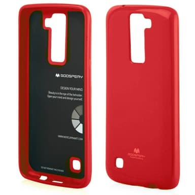 Mercury Jelly kotelo LG K10 2016 (K420N)  - punainen