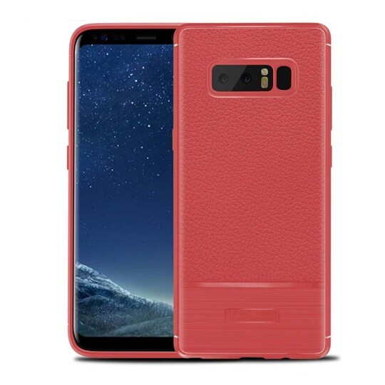 Rugged Armor TPU kuori Samsung Galaxy Note 8 (SM-N950F)  - punainen