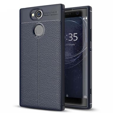 Nahkakuvioitu TPU kuori Sony Xperia XA2 (H4113)  - sininen