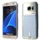 Silikonikuori kortilla Samsung Galaxy S7 (SM-G930F)  - sininen