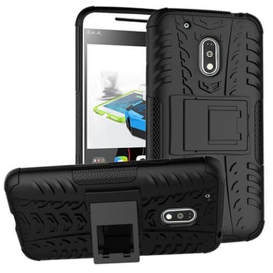 Iskunkestävä Suojakuori Motorola Moto G4 Play (XT1604)  - musta