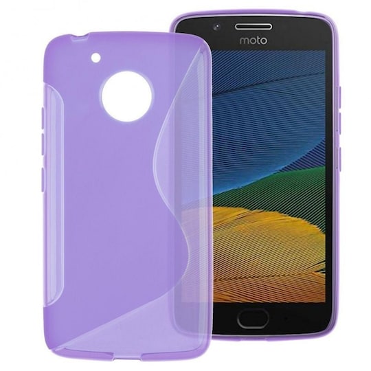 S Line Suojakuori Motorola Moto G5 Plus (XT1683)  - violetti