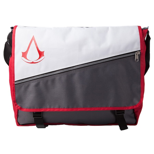 Assassin s Creed Crest lähettilaukku (musta/valkoinen)