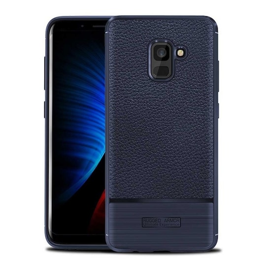 Rugged Armor TPU kuori Samsung Galaxy A8 2018 (SM-A530F)  - sininen