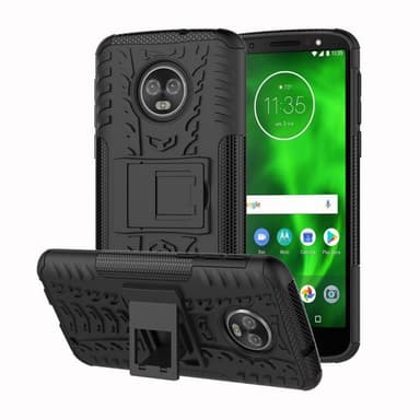 Iskunkestävä Suojakuori Motorola Moto G6 Plus (XT1926)  - musta