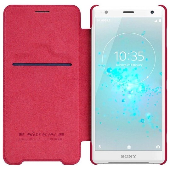Nillkin Qin FlipCover Sony Xperia XZ2 (H8266)  - punainen
