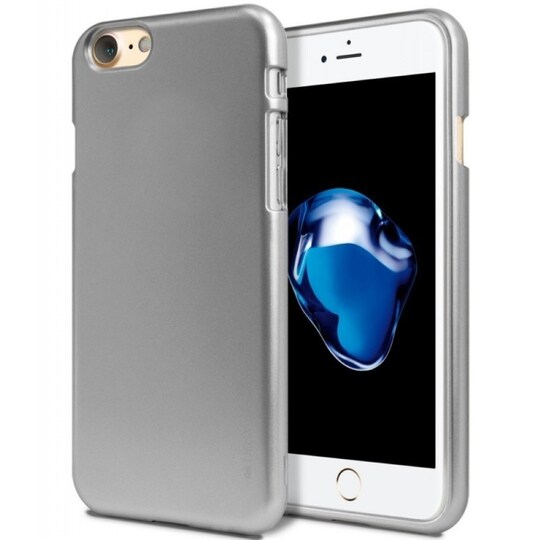 Mercury i Jelly Metal kotelo iPhone 7/8  - harmaa