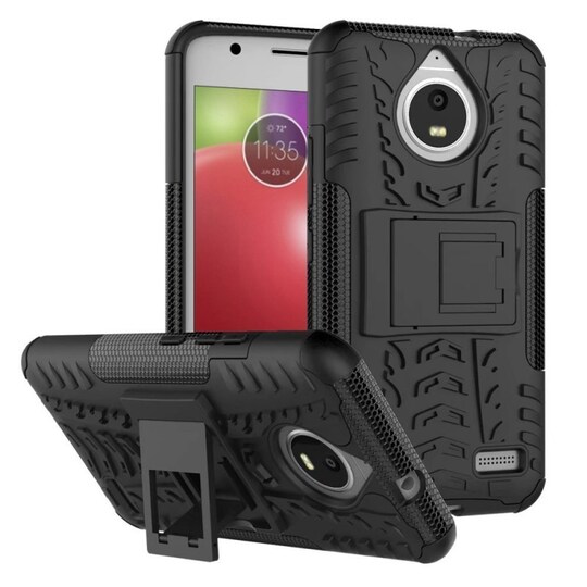 Iskunkestävä Suojakuori Motorola Moto E4 (XT1760)  - musta