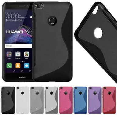 S Line Suojakuori Huawei P8 Lite 2017 / Honor 8 Lite  - punainen