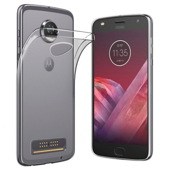 Silikonikotelo läpinäkyvä Motorola Moto Z2 Play (XT1710)