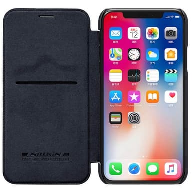 Nillkin Qin FlipCover Apple iPhone X / Xs  - musta