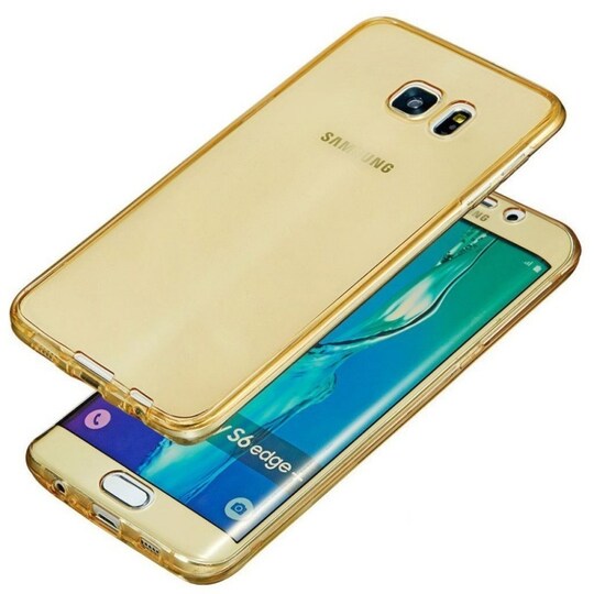 360° suojakuori Samsung Galaxy S6 Edge Plus (SM-G928F)  - kulta
