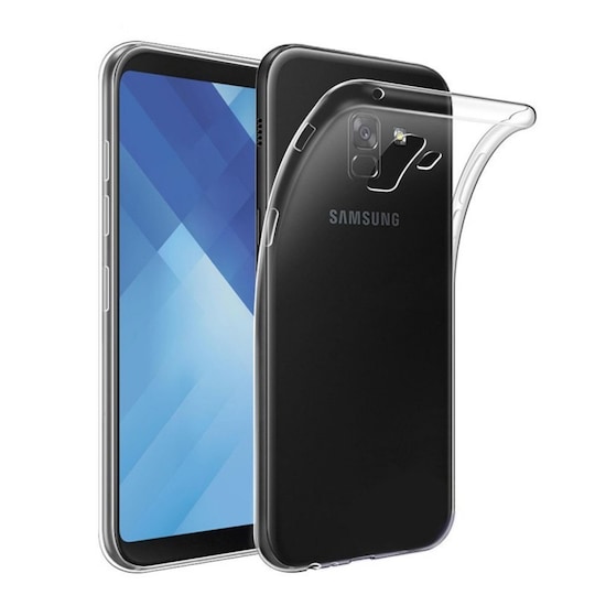 Silikonikotelo läpinäkyvä Samsung Galaxy A8 Plus 2018 (SM-A730F)
