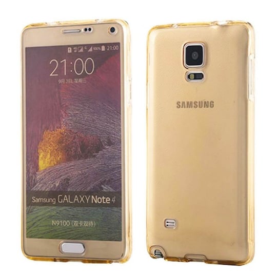 360° suojakuori Samsung Galaxy Note 4 (SM-N910F)  - kulta