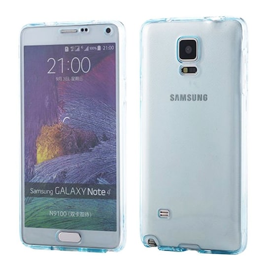 360° suojakuori Samsung Galaxy Note 4 (SM-N910F)  - sininen