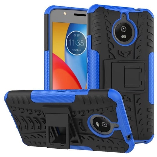 Iskunkestävä Suojakuori Motorola Moto E4 Plus (XT1770)  - sininen
