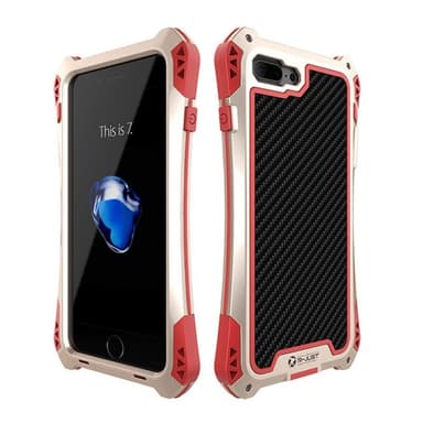R-Just Amira Apple iPhone 7 Plus / 8 Plus  - Kulta / Punainen