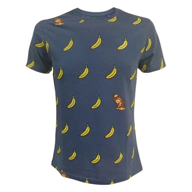 Nintendo t-paita - Donkey Kong Bananas (sininen) (L)