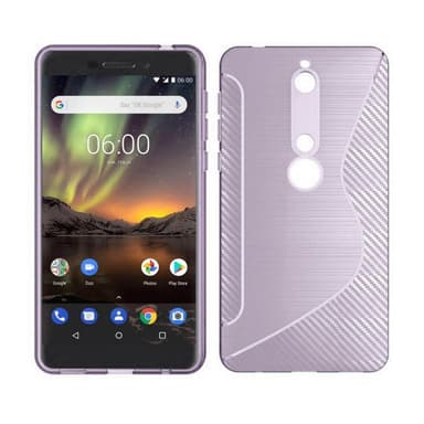 S Line Suojakuori Nokia 6.1 2018 (TA-1043)  - läpinäkyvä