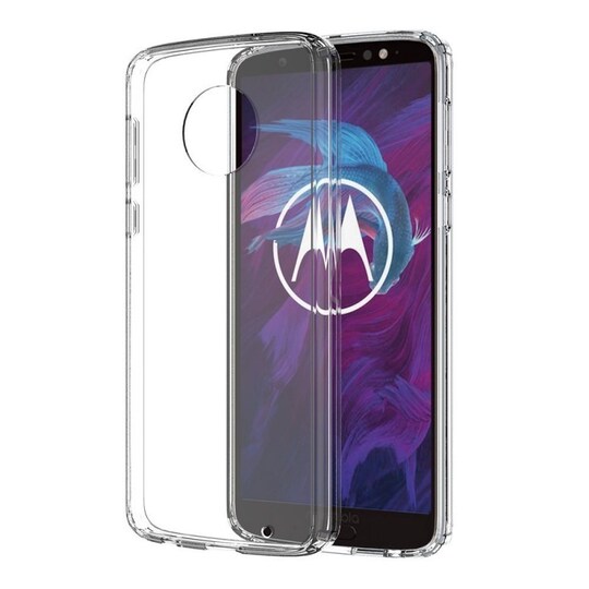 Silikonikotelo läpinäkyvä Motorola Moto G6 Plus (XT1926)