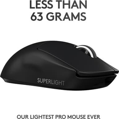 Logitech G Pro X Superlight langaton pelihiiri (musta)