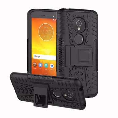 Iskunkestävä Suojakuori Motorola Moto E5 Plus (XT1924)  - musta