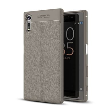 Nahkakuvioitu TPU kuori Sony Xperia XZ / XZ (F8331)  - harmaa
