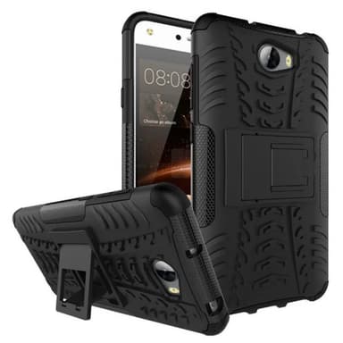 Iskunkestävä Suojakuori Huawei Y5 II, Y6 II Compact  - musta