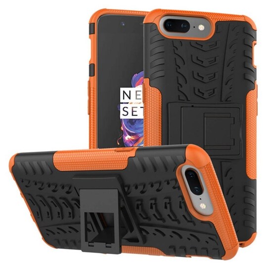 Iskunkestävä Suojakuori OnePlus 5 (A5000)  - oranssi